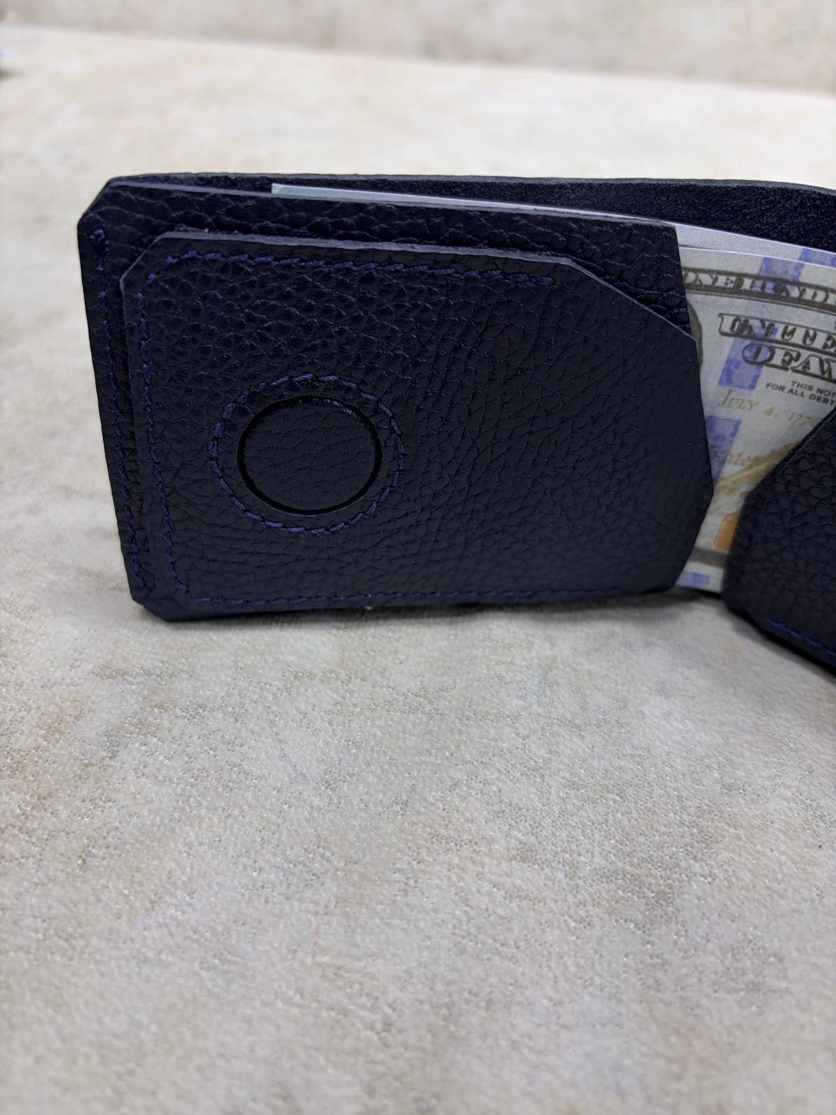 BMW Handmade Crazy Horse Leather Wallet – Custom Design Available
