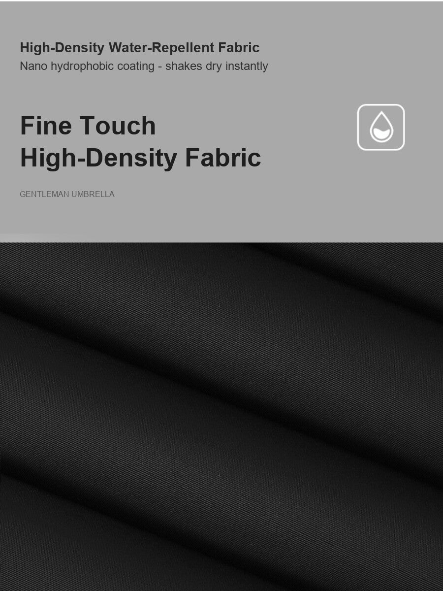 BMW umbrella high-density water-repellent fabric close-up