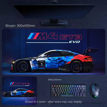 حصيرة مكتب ألعاب BMW M4 GT3 - لوحة ماوس كبيرة XL، طلاء BMW Motorsport