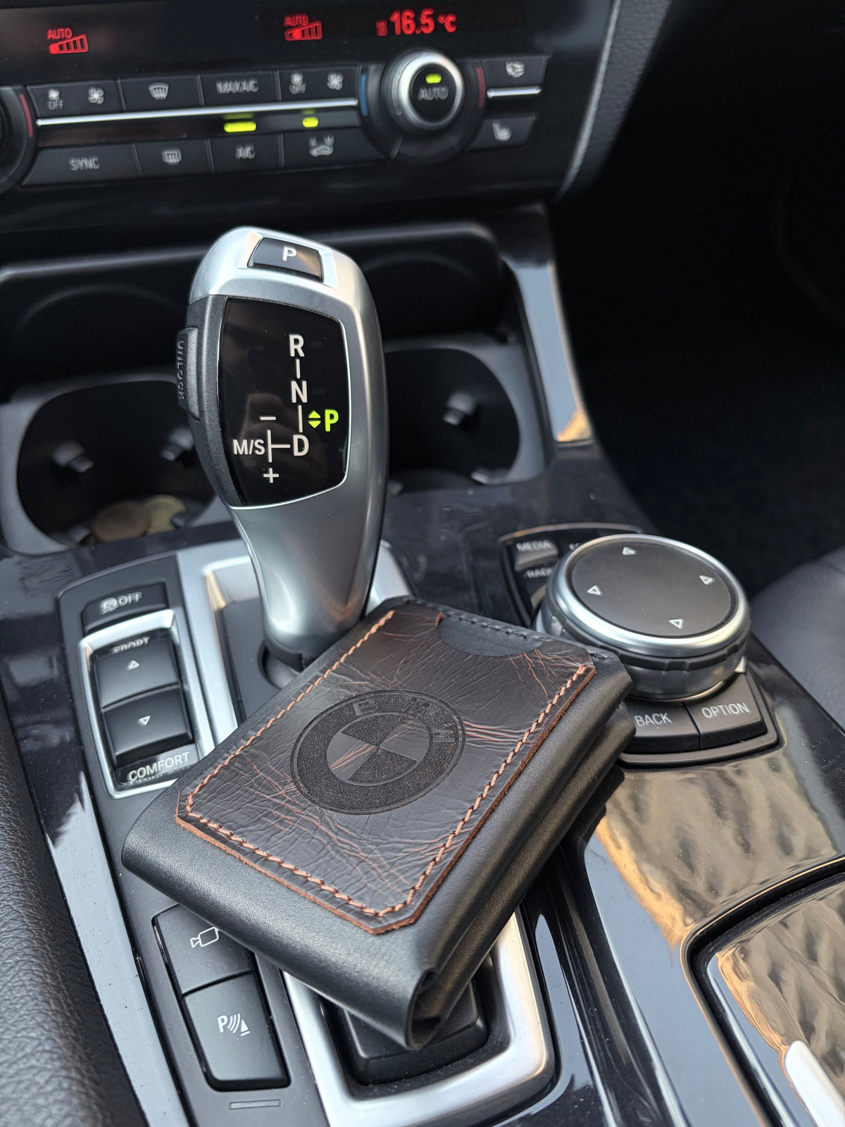 BMW Handmade Crazy Horse Leather Wallet – Custom Design Available