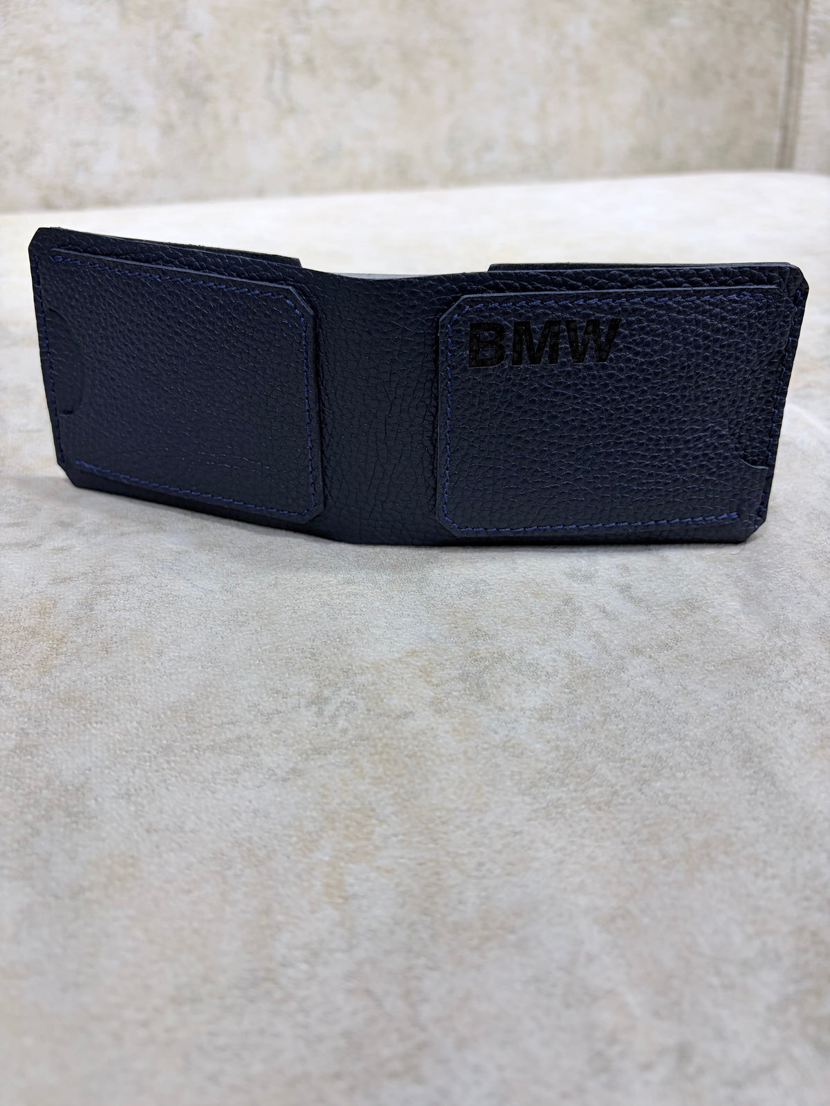 BMW Handmade Crazy Horse Leather Wallet – Custom Design Available