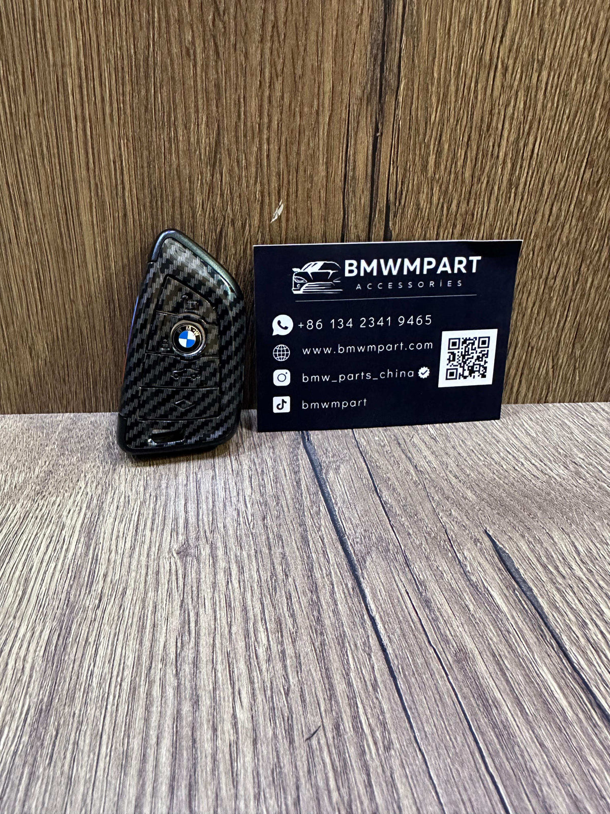 BMW carbon fiber look key cover G Series fit