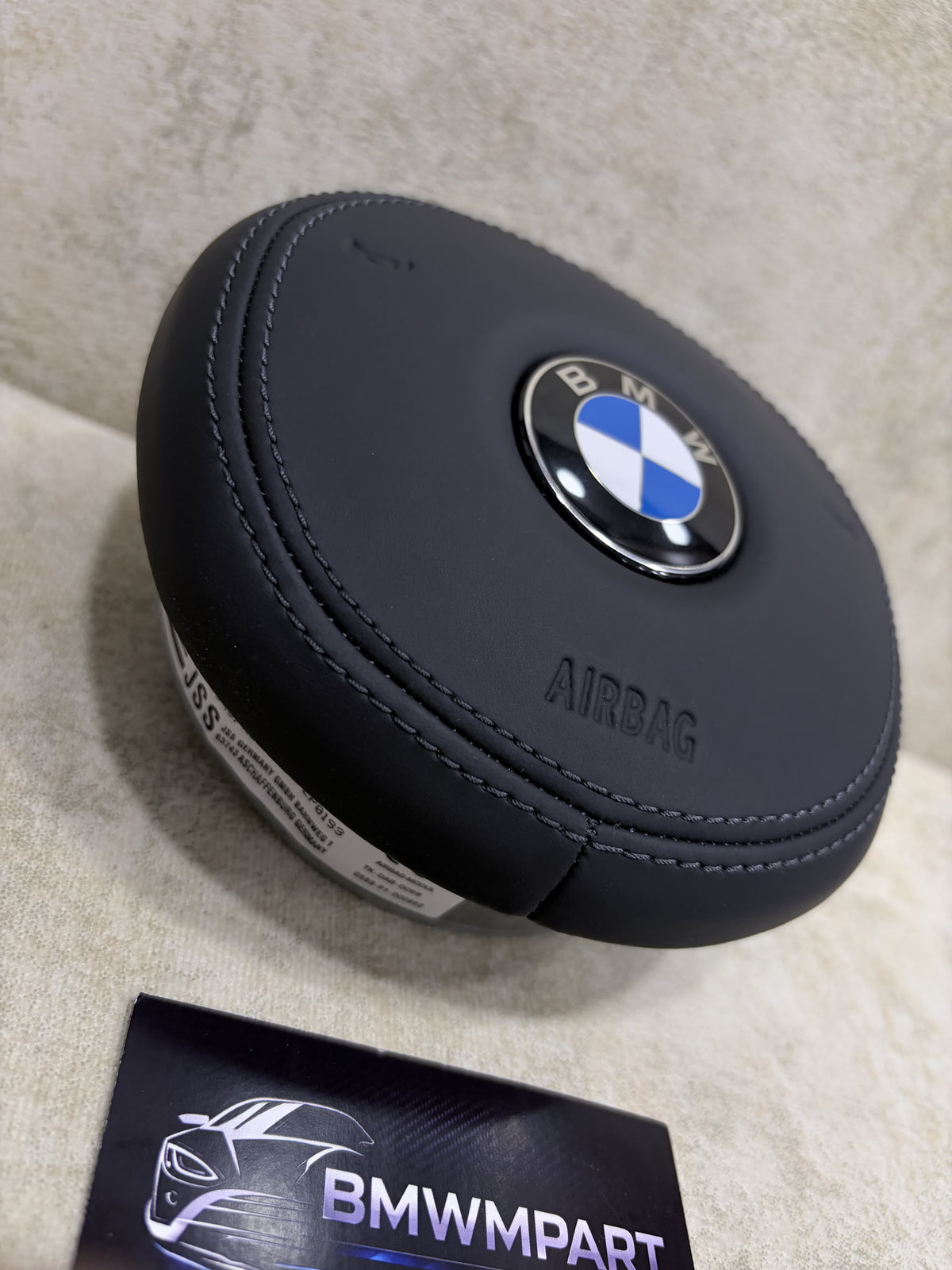 BMW G-Series OEM Airbag M-Color Stitching - side view