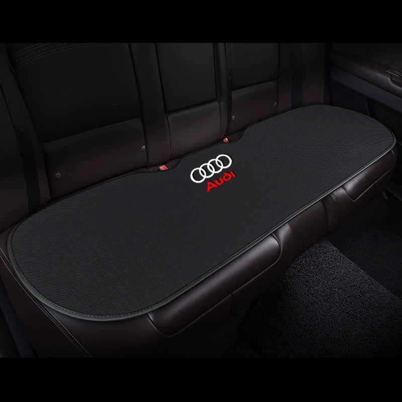 Audi breathable linen rear bench cushion in Midnight Black