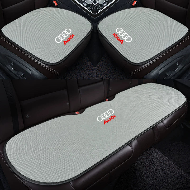 Audi breathable linen front and rear 3-piece set in Light Gray