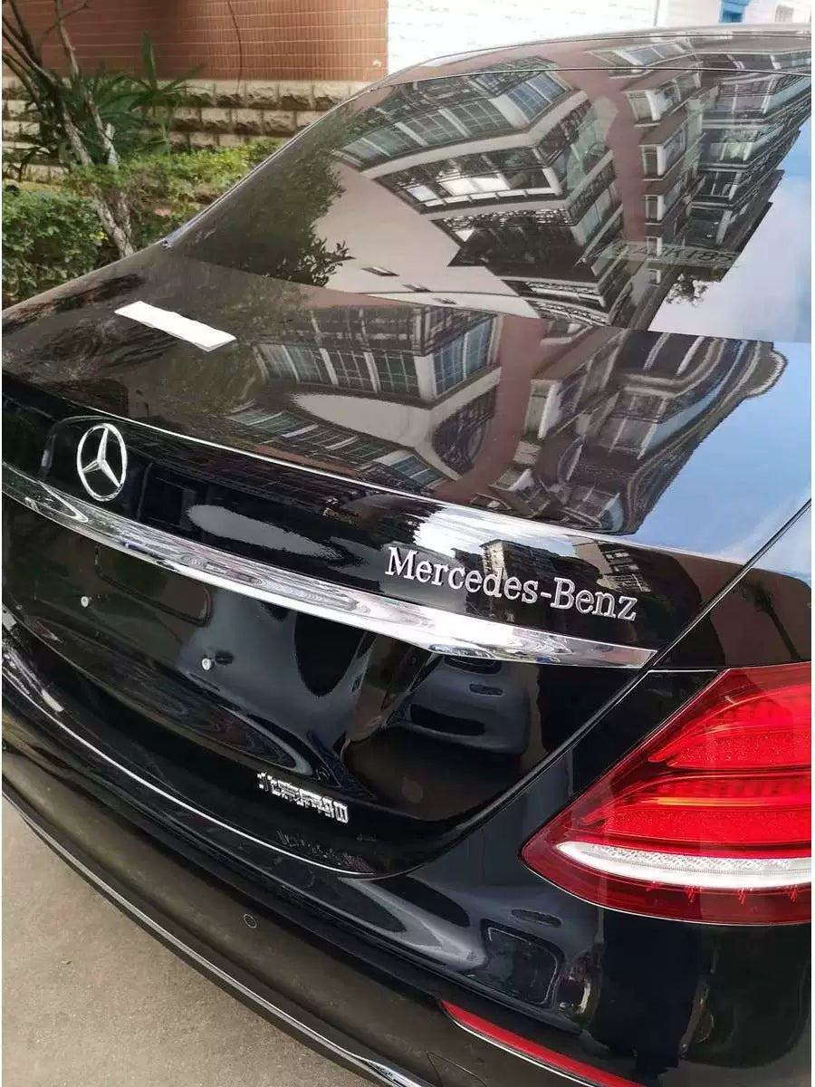 Mercedes-Benz new E-class E300L C260L A200L S500L original Mercedes rear car logo number letter sticker