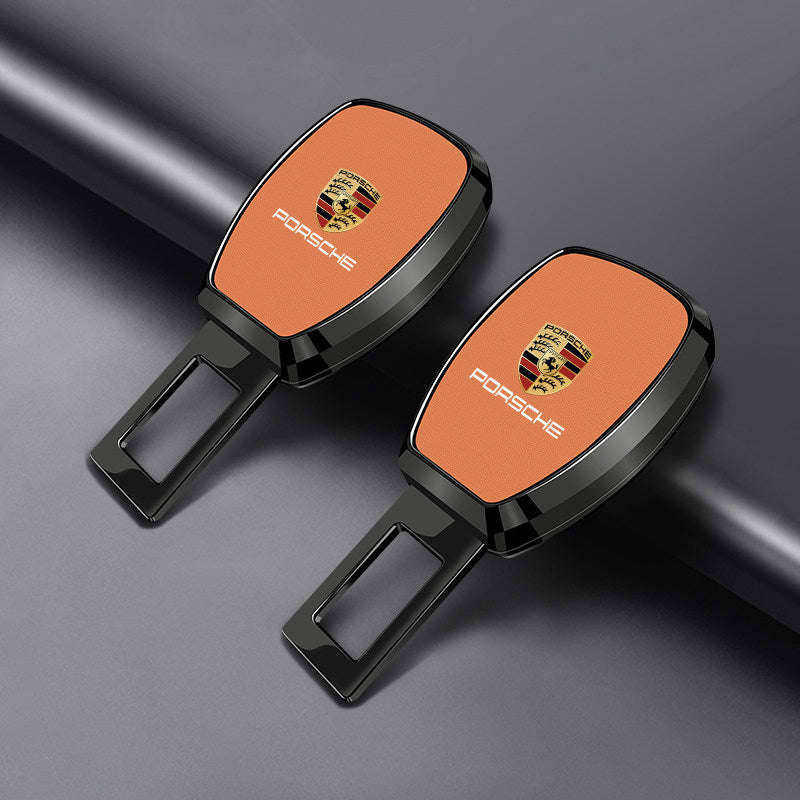 Porsche Signature Seat Belt Extender – Plated Alloy Edition with Crest Inlay