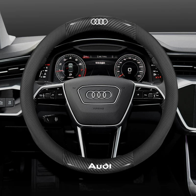 Audi steering wheel covers for A4L, A6L, A3, Q2L, Q3, Q5L, Q7, A5L, and A7 are dedicated ultra-thin car handlebars