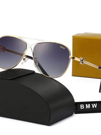 BMW polariserede aviator-solbriller – Store UV-kørebriller
