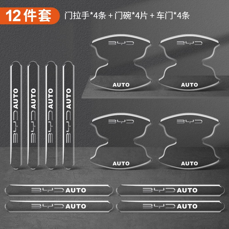 Car door handle stickers, door bowl protectors, anti-scratch scratch protectors, transparent paint protective films, decorative supplies