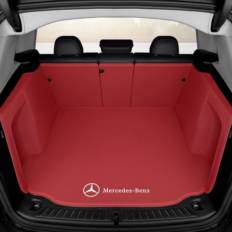 Mercedes-Benz Signature Trunk Liner – Burgundy Red Full Surround Set