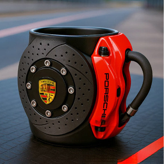 Racing Brake Caliper Signature Coffee Mug – Collector's Motorsport Edition