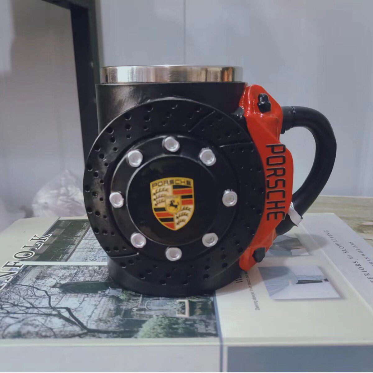 Racing Brake Caliper Signature Coffee Mug – Collector's Motorsport Edition