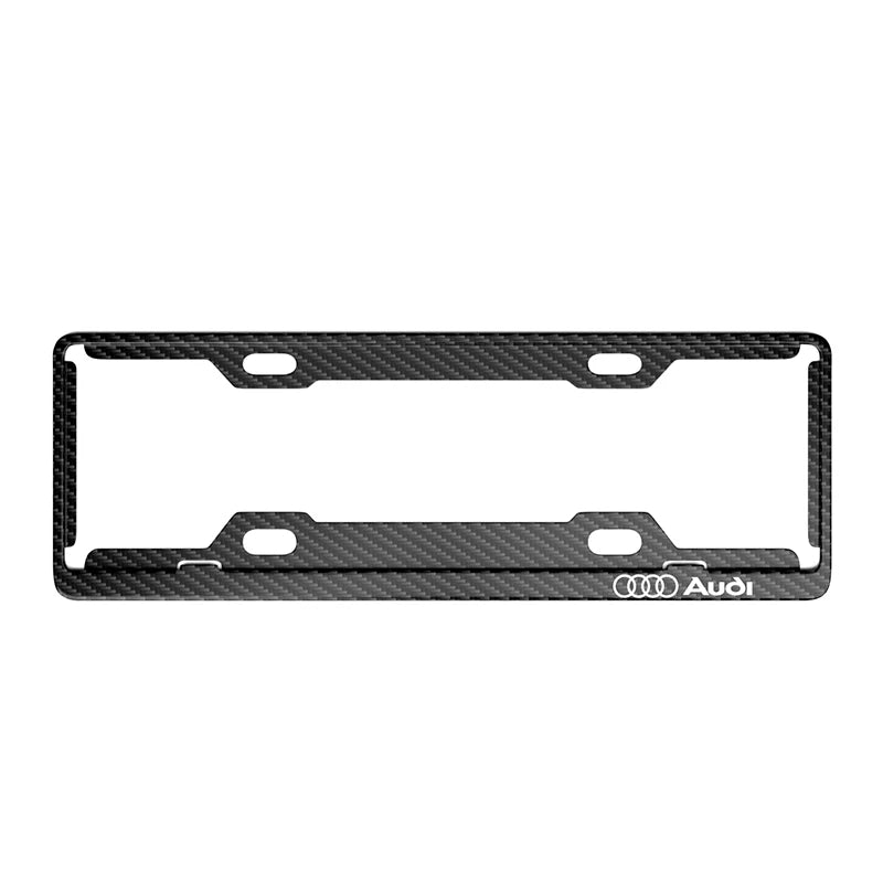 The carbon fiber pattern license plate frame is compatible with license plate frames for Mercedes-Benz C-Class, E-Class, S-Class, A-Class, G-Class, GLCGLAGLEGLS, and others