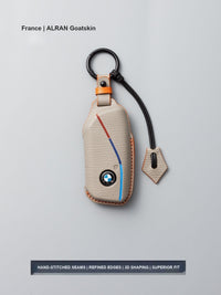 Funda de cuero genuino premium para llave BMW Serie 5 7 X1 X2 X3 X5 X7