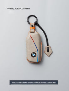 Funda de cuero genuino premium para llave BMW Serie 5 7 X1 X2 X3 X5 X7