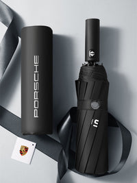 Porsche Automatic Folding Umbrella - Original 12 Rib Windproof