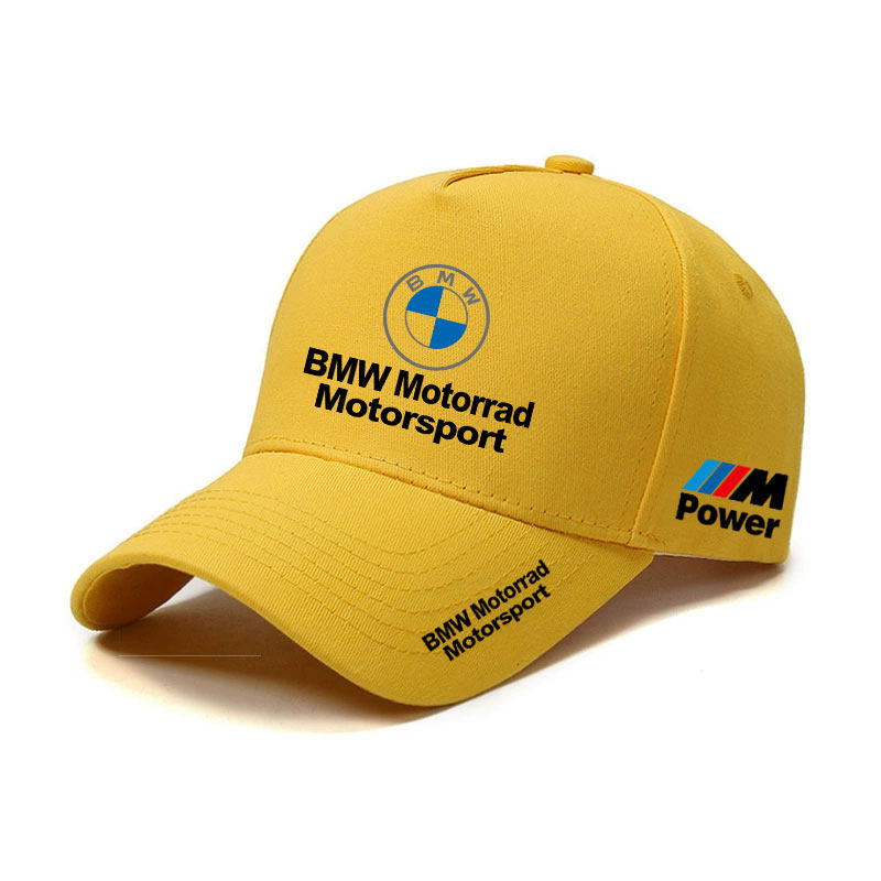 BMW Motorrad Motorsport baseball cap in yellow