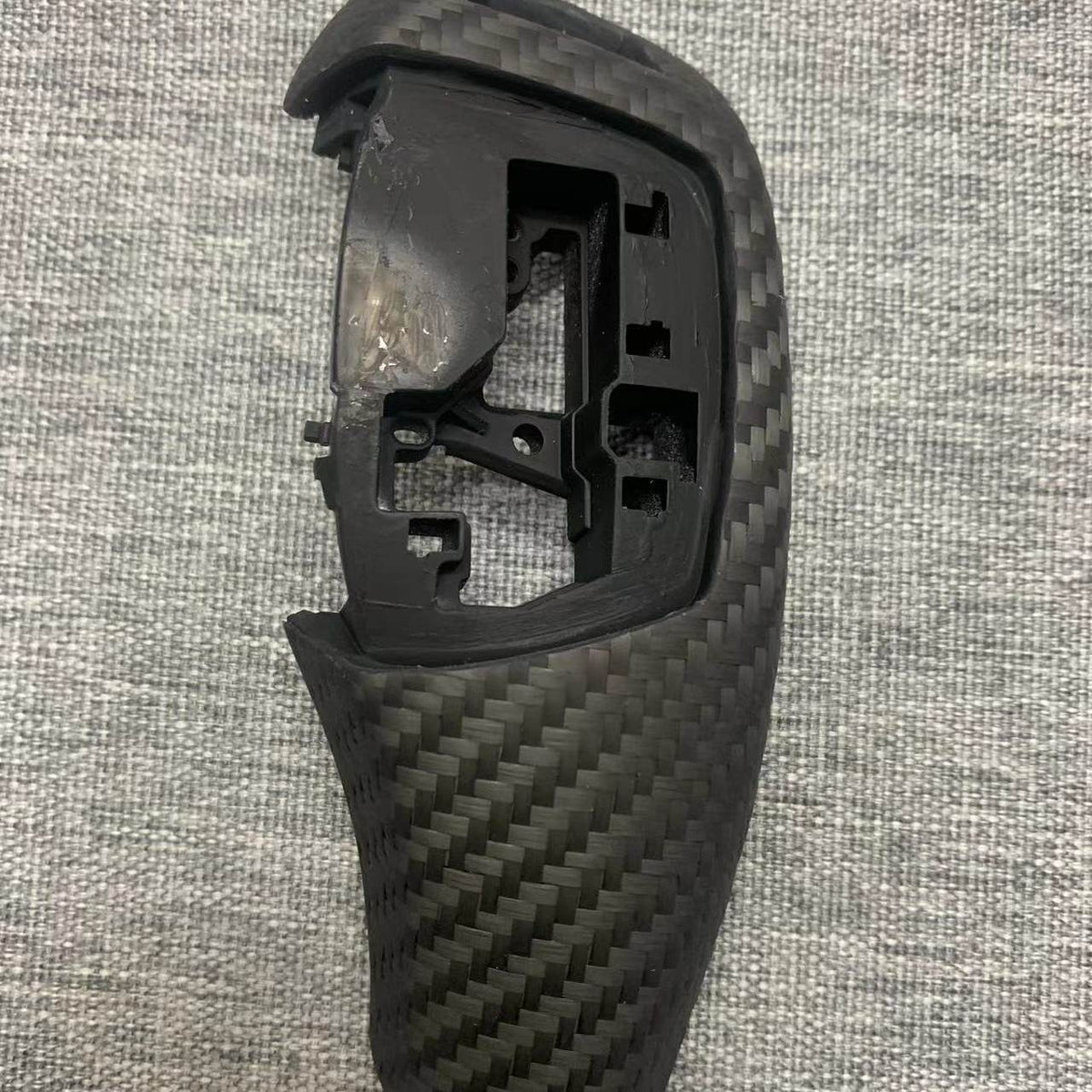 BMW F30/F35 gear shift trim, dry carbon finish