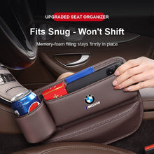 Organizador de hueco de asiento BMW - Bolsillo ampliado con portavasos (Serie 3/5/7, X1/X2/X3)