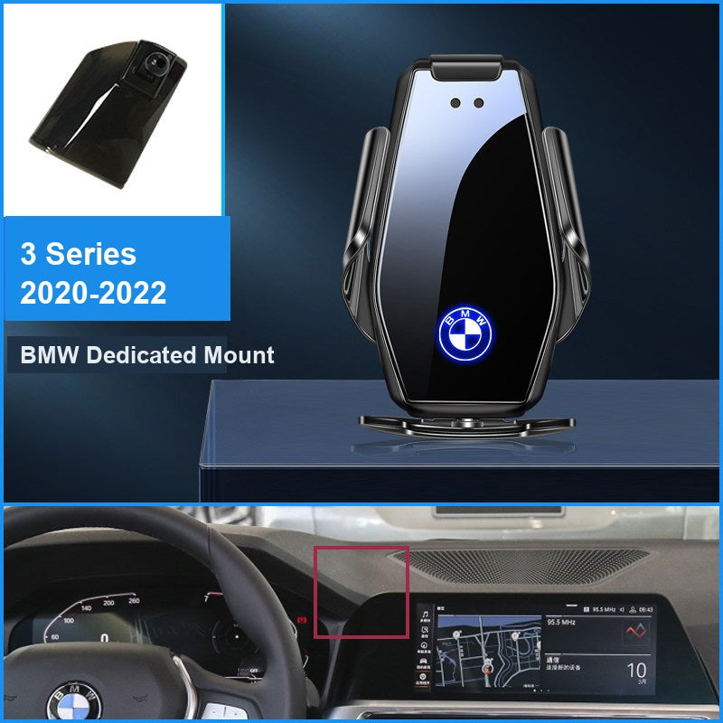 BMW wireless charging phone mount, 3 Series 2020-2022 fitment, black