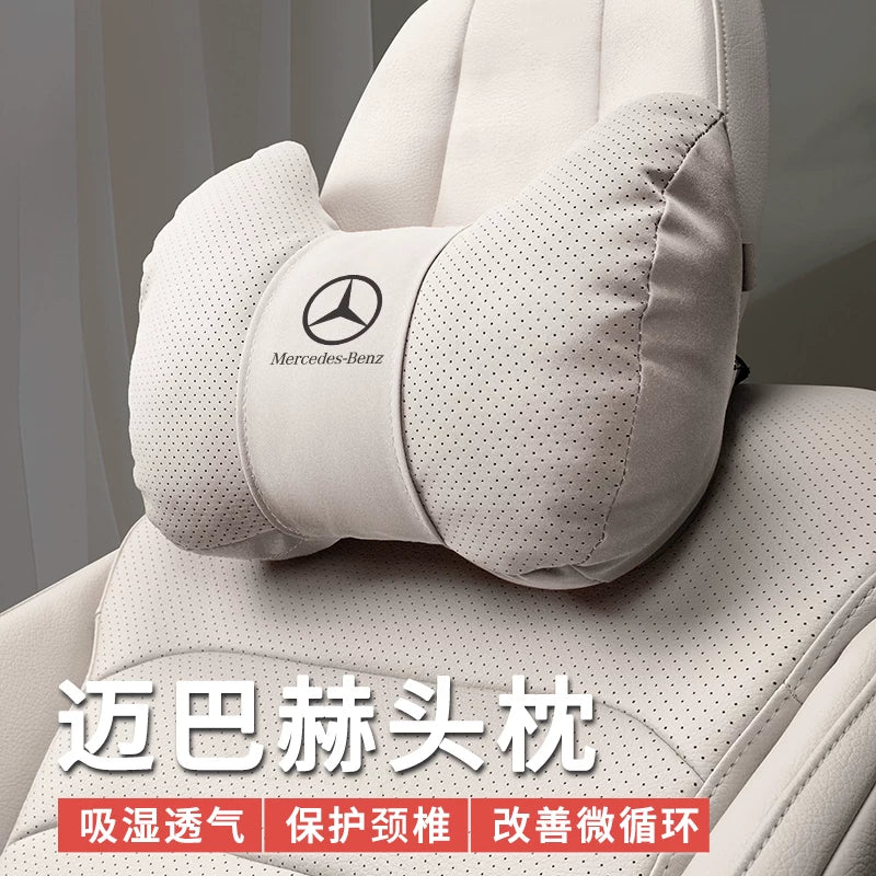 Mercedes-Benz E C A-CLASS GLC E300L headrest neck pillow special C260L car seat lumbar GLB backrest pad