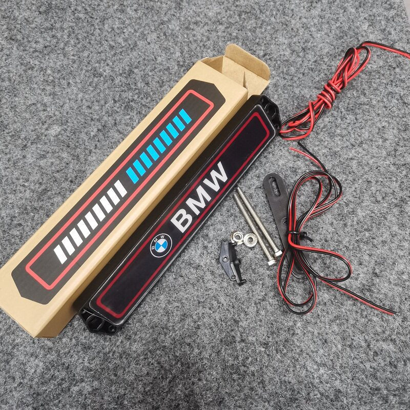 BMW logo LED grille badge screw mount version with mounting kit