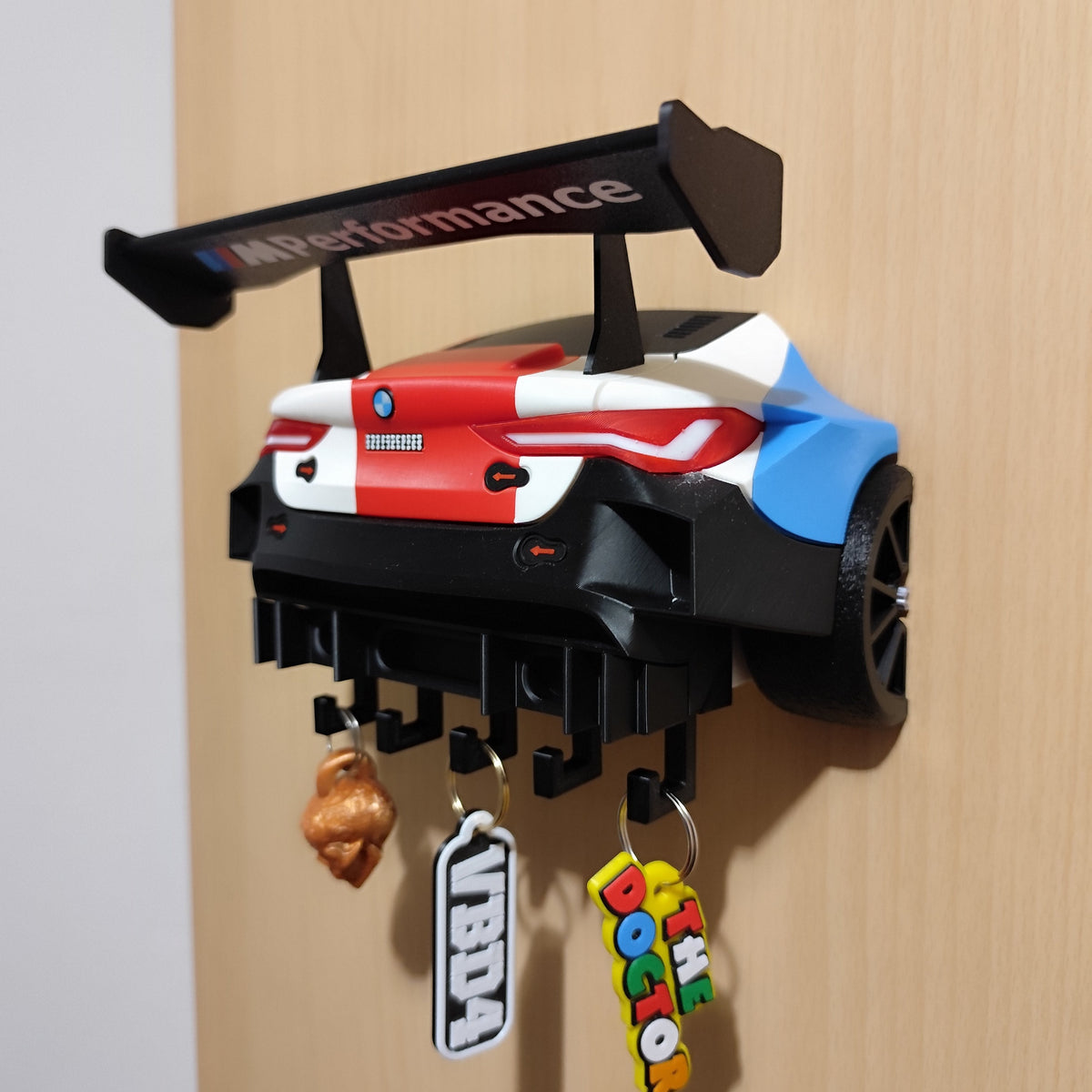 BMW M4 GT3 wall key holder front product photo