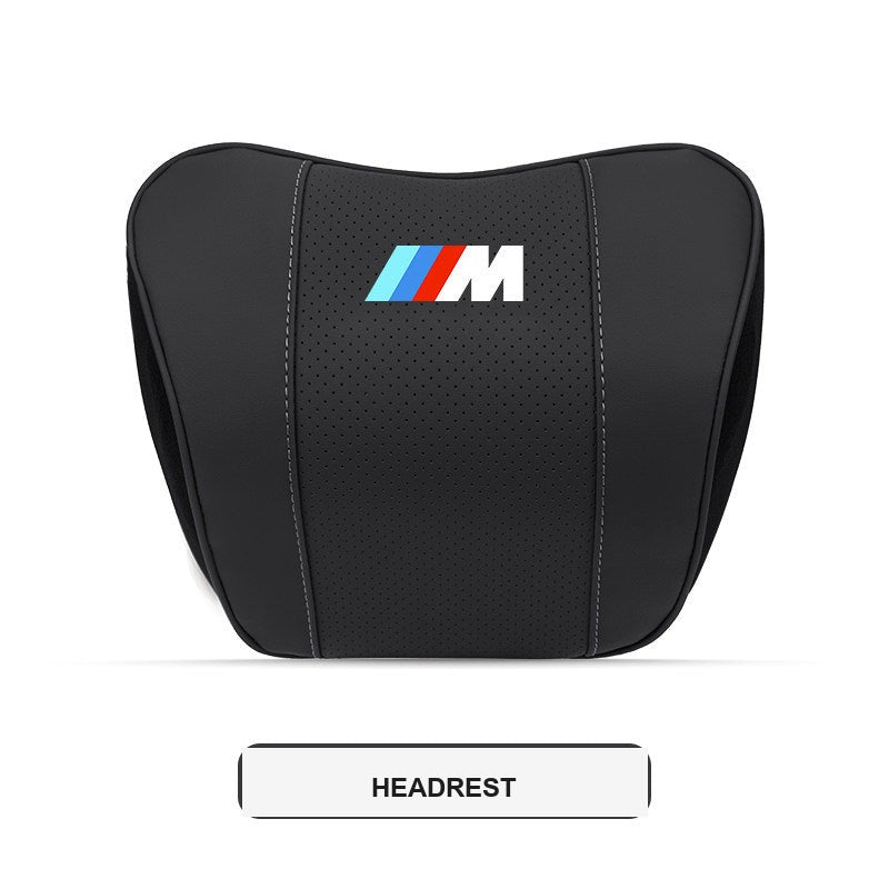 BMW M Sport ergonomisk nakkestøtte og lændestøttepude til bil (3-, 4-, 5-serie & X1-X7)