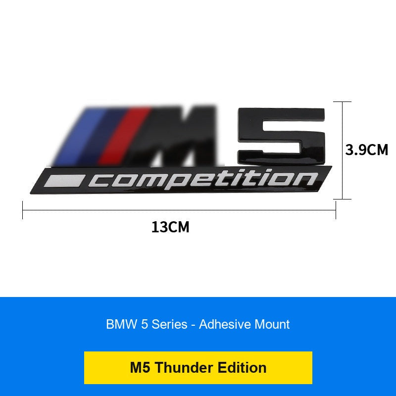 BMW M5 Thunder Edition rear emblem