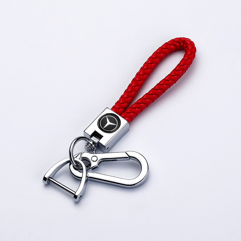 BMW, Mercedes-Benz & Land Rover Leather Keychain