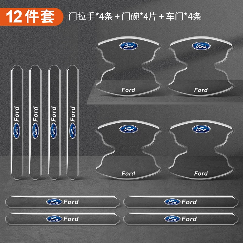 Car door handle stickers, door bowl protectors, anti-scratch scratch protectors, transparent paint protective films, decorative supplies