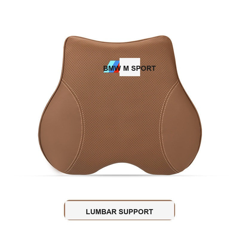 BMW M Sport ergonomisk nakkestøtte og lændestøttepude til bil (3-, 4-, 5-serie & X1-X7)