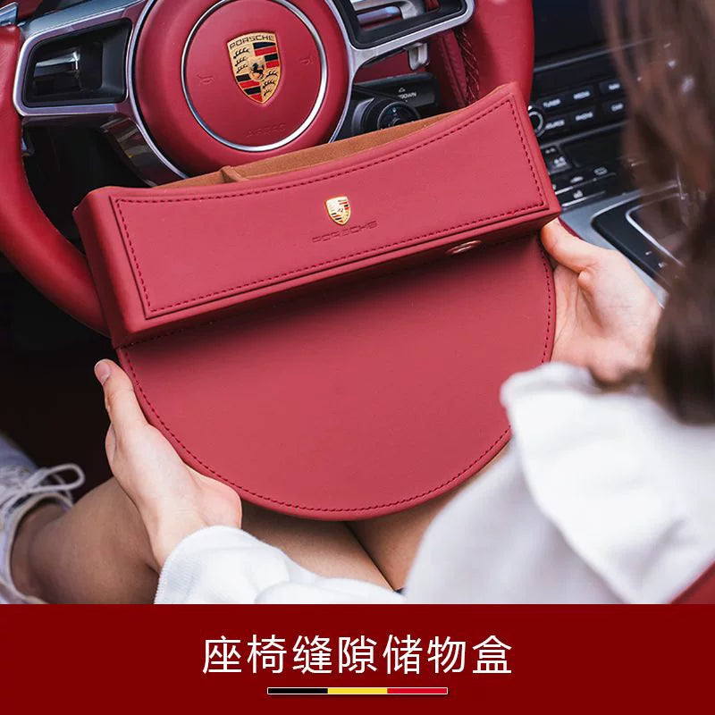 Suitable for Porsche Cayenne Macan 911 Panamera car glasses case, eyeglass clip, and interior modification accessories