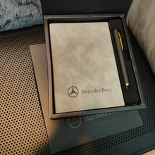 Mercedes-Benz Signature Executive Notebook Gift Set – Embossed Star Cover with Pen