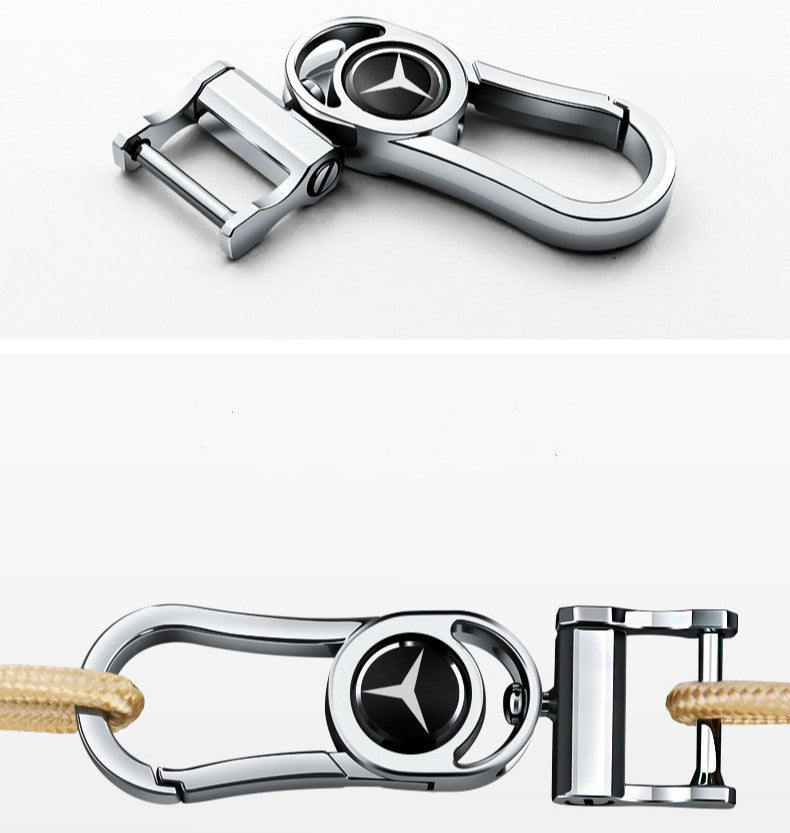 BMW, Mercedes-Benz & Land Rover Leather Keychain
