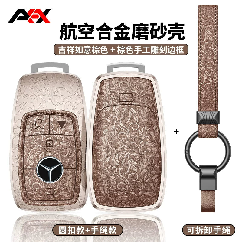 AKAX compatible with Mercedes-Benz e300L key covers, 2026 new C-Class shells, C260 car bags, S-Class S400 bags, GLC300 cases
