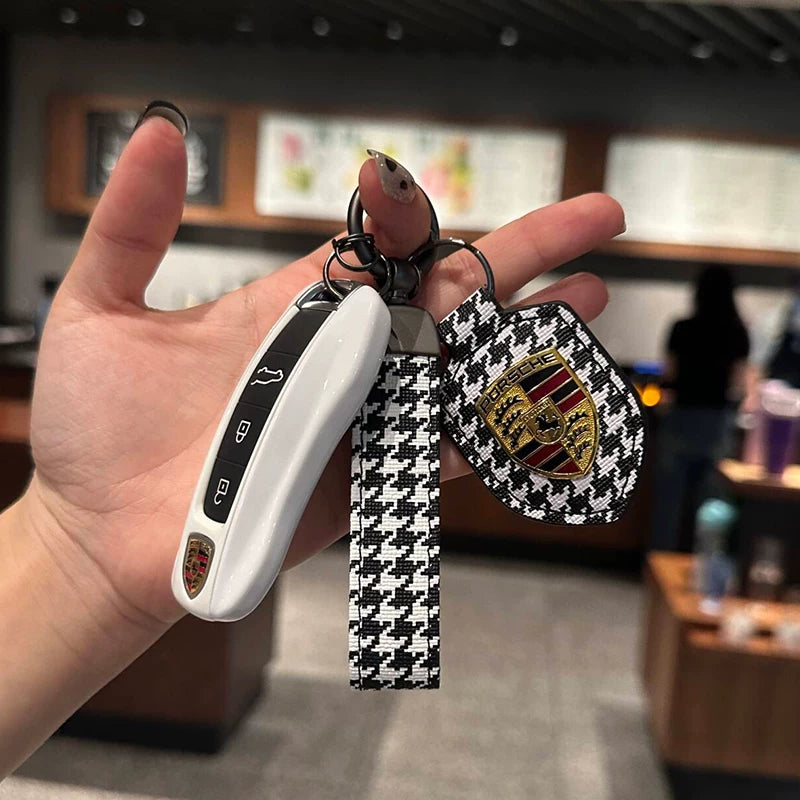 Porsche Signature Gloss Key Shell – 13-Colour Crest Collection and Houndstooth Edition