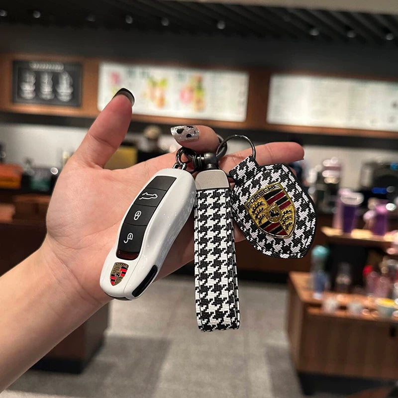 Porsche Signature Gloss Key Shell – 13-Colour Crest Collection and Houndstooth Edition