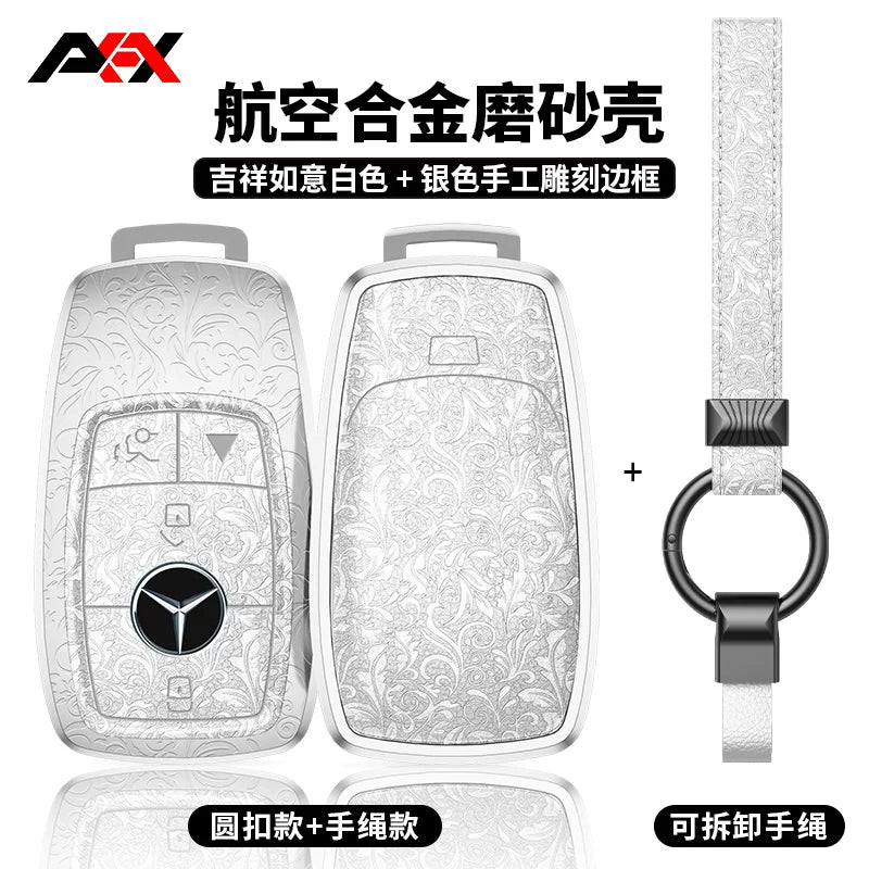 AKAX compatible with Mercedes-Benz e300L key covers, 2026 new C-Class shells, C260 car bags, S-Class S400 bags, GLC300 cases
