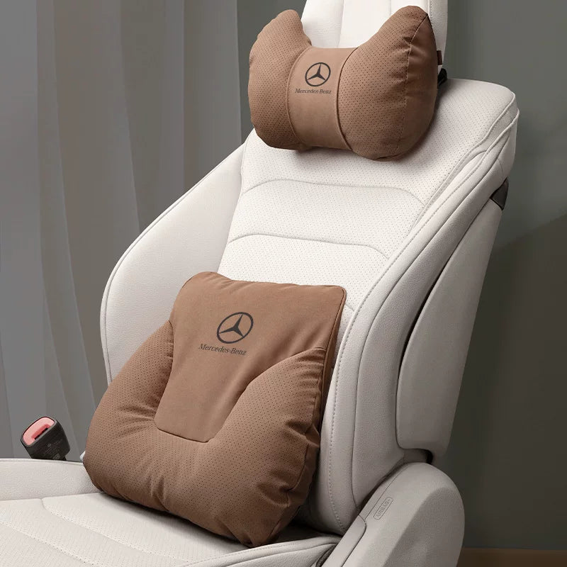 Mercedes-Benz E C A-CLASS GLC E300L headrest neck pillow special C260L car seat lumbar GLB backrest pad