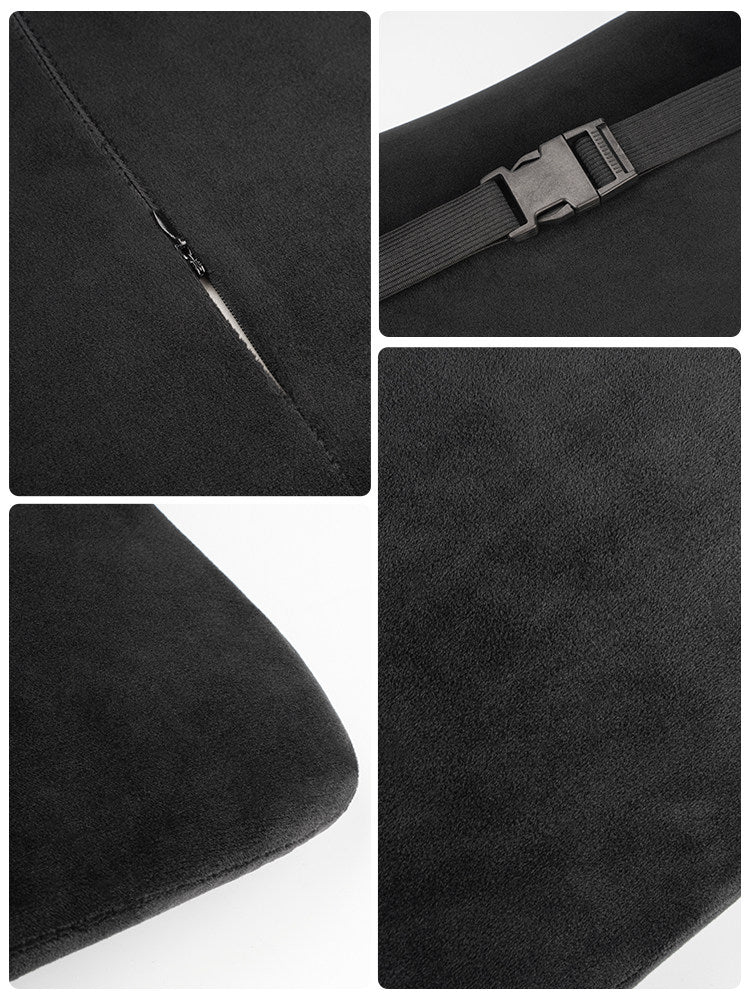 Porsche Signature Suede Headrest & Lumbar Collection – Memory Foam Grand Touring Comfort