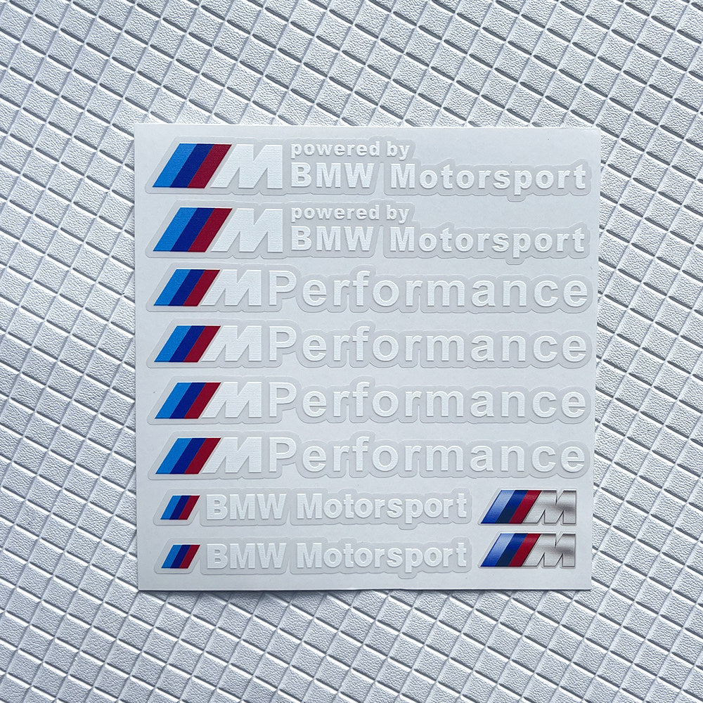 BMW Motorrad Decal & Emblem Sticker Set - Reflective, Metal & Embroidered Styles