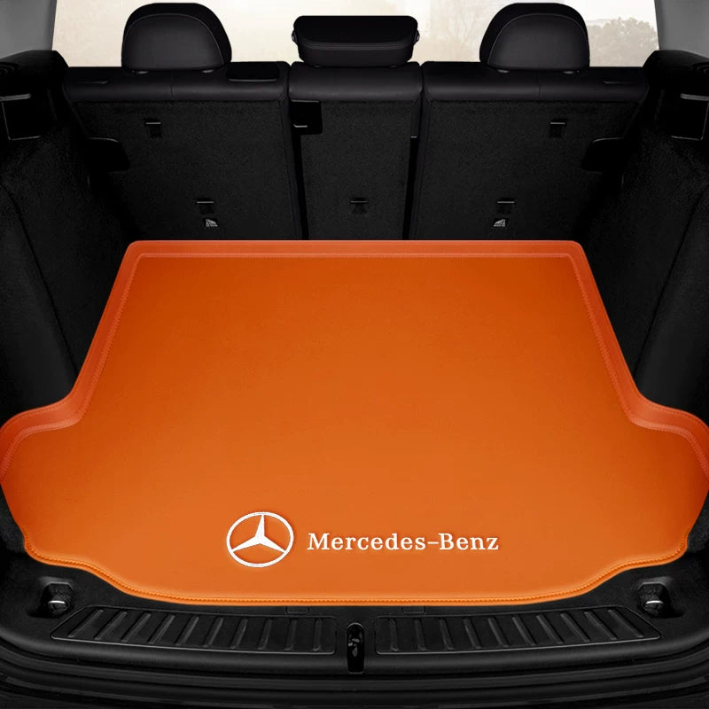 Mercedes-Benz Signature Trunk Liner – Vitality Orange Raised-Edge Floor Mat