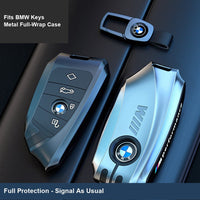 BMW Smart Key Fob-etui - Metal Full-Wrap Cover (F/G/Ny G-serie)