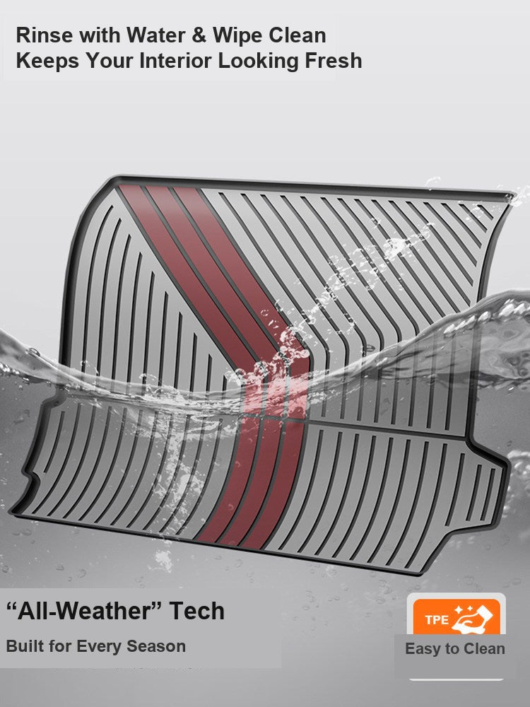 BMW TPE trunk mat water-resistant all-weather protection demo