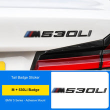 BMW bagklap-emblemer & M-emblemer - Modelbetegnelser til bagklap (3- & 5-serie)