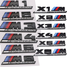 Pegatina de emblema trasero BMW M1-M6 / M Competition / X1M-X6M Competition