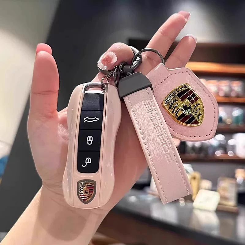 Porsche Signature Gloss Key Shell – 13-Colour Crest Collection and Houndstooth Edition