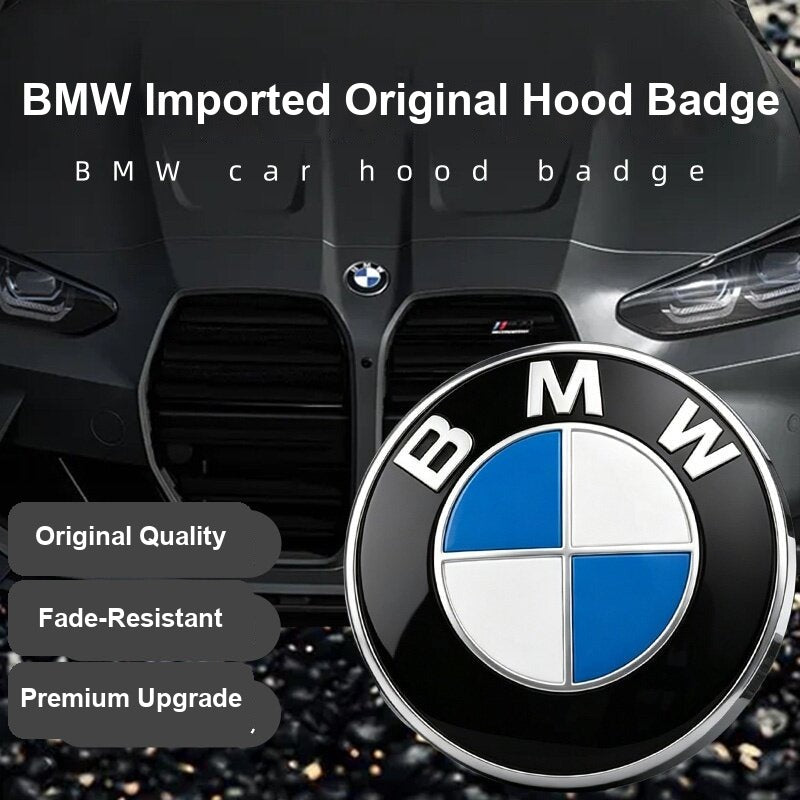 BMW original imported hood badge